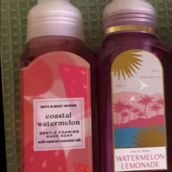 Bath & Body Works Other - 🍉 BATH AND BODY WORKS LOT OF 2 WATERMELON FOAMING SOAPS 😊